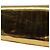 Stivali alti a punta By Far in pelle oro metallizzato D'oro Metallico - vista 7