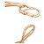 Collana Vera Chain Cult Gaia in ottone dorato D'oro - vista 8