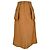 Falda midi cargo Ganni en algodón Rust Orange Naranja