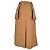 Falda midi cargo Ganni en algodón Rust Orange Naranja - vista 4