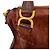 Sac à main Chloé Marcie Medium en daim marron Imprimé python - vue 4