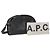 Apc Borsa a tracolla A.P.C Demi Lune in pelle blu scuro - vista 7