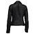 Giacca Biker Michael Kors in pelle nera Nero - vista 4