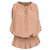 Blusa sin mangas Theory Dezzie en seda beige