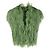 Gilet Gucci in piume di struzzo verde