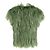 Gilet Gucci in piume di struzzo verde - vista 2