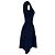 Mini abito Sandro con scollo rotondo in cotone blu navy - vista 2