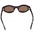 Gafas de sol ovaladas Balenciaga BB Monogram en acetato marrón Castaño - vista 4