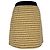 Maje Tweed-Pattern Minirock aus gelbem Polyester - Ansicht 3