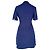 Abito mini doppiopetto Maje Ralazer in viscosa blu navy - vista 3