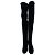 Stivali sopra il ginocchio Stuart Weitzman Tieland in camoscio nero - vista 2