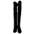 Stivali sopra il ginocchio Stuart Weitzman Tieland in camoscio nero - vista 3