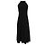 Dries Van Noten Halterkleid aus schwarzem Polyester