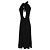 Dries Van Noten Halterkleid aus schwarzem Polyester - Ansicht 3
