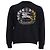 Burberry Renshaw bestickter Sweatshirt aus dunkelblauer Baumwolle Marineblau