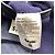 Acne Studios Cassady Jacket in Navy Blue Wool and Leather Python print - view 7