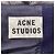 Acne Studios Cassady Jacket in Navy Blue Wool and Leather Python print - view 8