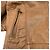 Giacca Biker Michael Kors in pelle Tan Brown Marrone Beige - vista 7