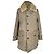 Tom Ford Button-Down Shearling Coat in Beige Wool