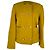 Ba&Sh Joe Double-Breasted Tweed Blazer in Yellow Wool