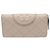 Portafoglio Continental con zip Fleming Soft di Tory Burch in pelle Nude Marrone Carne - vista 4