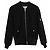 Giacca Bomber AMI in viscosa nera Nero