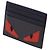 Fendi Monster Card Holder in Grey Leather Blue Light blue - view 2
