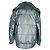 Chaqueta de plumón Prada con capucha de piel sintética en nailon azul claro - vista 4