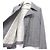 Autre Marque Chaquetón Peacoat de tweed de algodón y lana 45R Azul Azul marino - vista 4