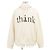 Sudadera de algodón Gucci thank/think PSYCHOPTS Beige Crudo