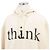 Sudadera de algodón Gucci thank/think PSYCHOPTS Beige Crudo - vista 2