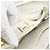 CHANEL Hand Bag Lamb Skin White Gold CC - vista 11