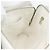 CHANEL Hand Bag Lamb Skin White Gold CC - vista 21