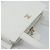 CHANEL Hand Bag Lamb Skin White Gold CC - vista 6