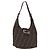 FENDI Zucca Canvas Mamma Baguette Shoulder Bag Brown Black
