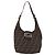 FENDI Zucca Canvas Mamma Baguette Shoulder Bag Brown Black - vista 13