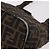 FENDI Zucca Canvas Mamma Baguette Shoulder Bag Brown Black - vista 14