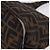FENDI Zucca Canvas Mamma Baguette Shoulder Bag Brown Black - vista 16