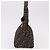 FENDI Zucca Canvas Mamma Baguette Shoulder Bag Brown Black - vista 4