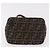FENDI Zucca Canvas Mamma Baguette Shoulder Bag Brown Black - vista 5