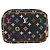 LOUIS VUITTON Monogram Multicolor Trousse Wapity Pouch Black M58034 - vista 2