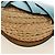 LOEWE Gate Bag Shoulder Bag Raffia Light Blue Gold - vista 16