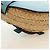 LOEWE Gate Bag Shoulder Bag Raffia Light Blue Gold - vista 17