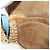 LOEWE Gate Bag Shoulder Bag Raffia Light Blue Gold - vista 20