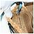 LOEWE Gate Bag Shoulder Bag Raffia Light Blue Gold - vista 22