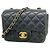 Borsa a tracolla Chanel Mini Matelassé con catena Nero