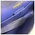 Borsa a tracolla Chanel Double Flap in pelle di agnello blu - vista 4
