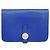 Hermès Hermes Dogon Compact Evercolor Münzbeutel Blau