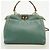 Fendi Peekaboo Lederhandtasche Olivgrün - Ansicht 10