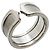 Bague Cartier C2 Large Band en or blanc 18K